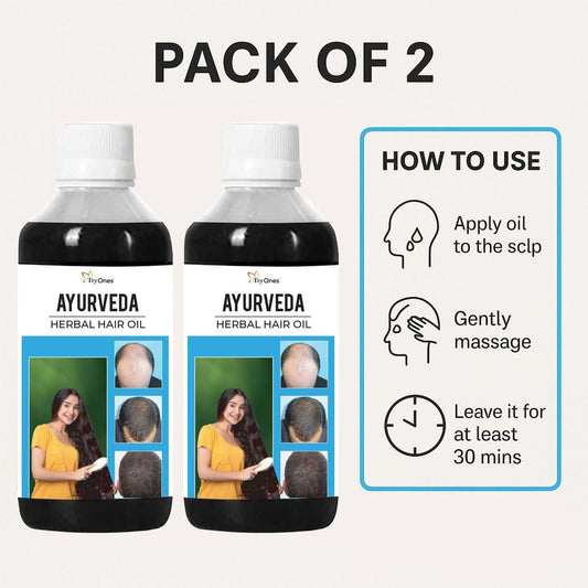 Ayurveda Herbal Hair Oil 100ML (Pack of 2)